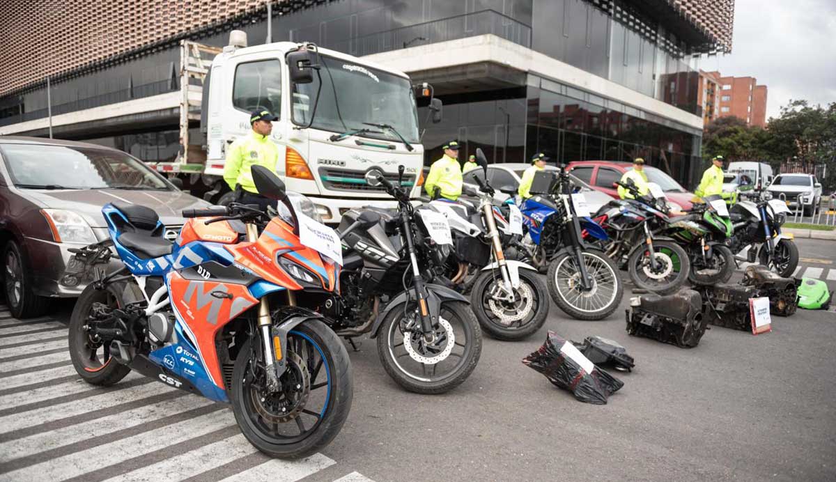 Operativos contra el hurto permitieron el desmantelamiento de siete ‘desguazaderos’ y la recuperación de 35 vehículos y motocicletas