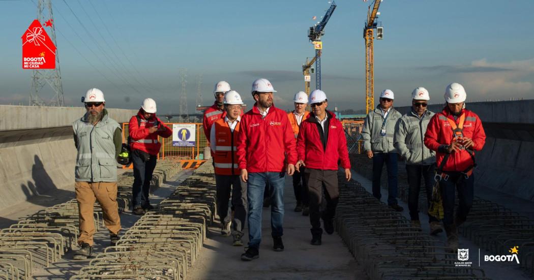 Línea 1 del Metro de Bogotá cuenta con un avance de 1,04 kilómetros de viaducto