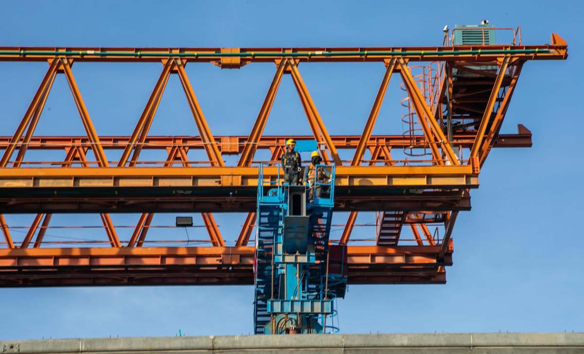 Cinco datos de la instalación de rieles en patio taller de la Línea 1 del Metro