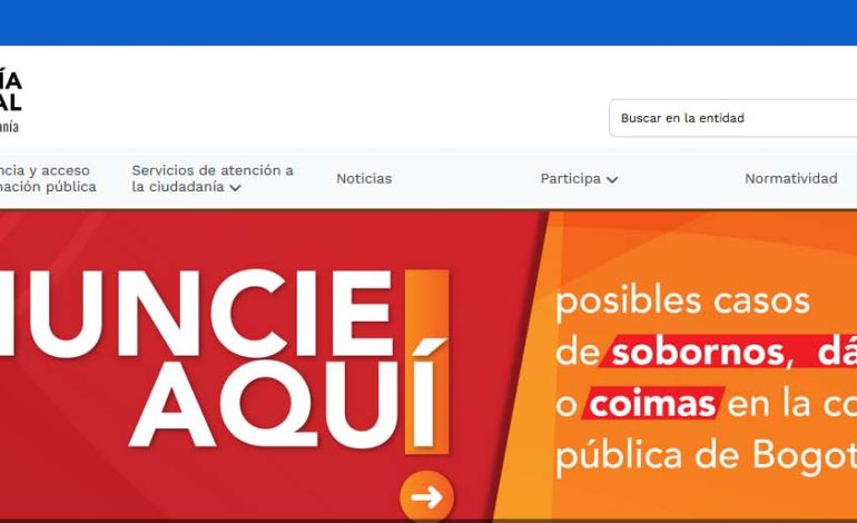 Distrito presenta canal web para denunciar posibles actos de corrupción en la contratación