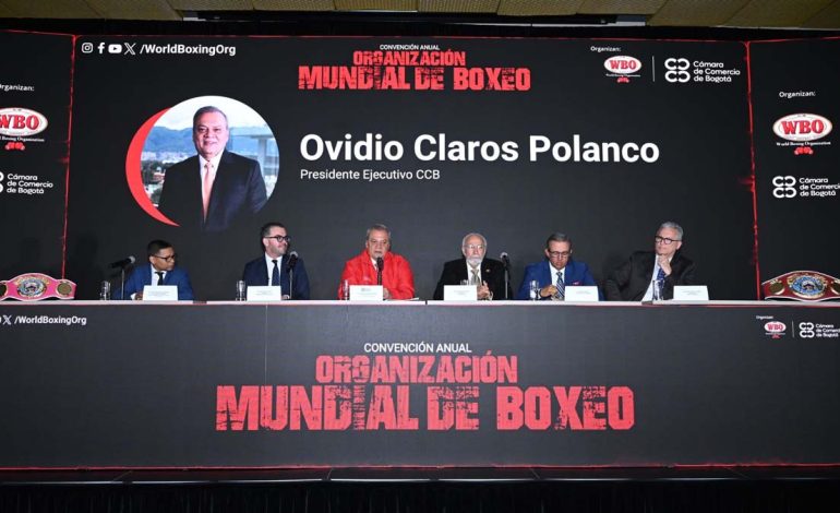 Bogotá se convierte en el epicentro del boxeo mundial con la realización de la Convención Anual de la Organización Mundial de Boxeo (WBO)
