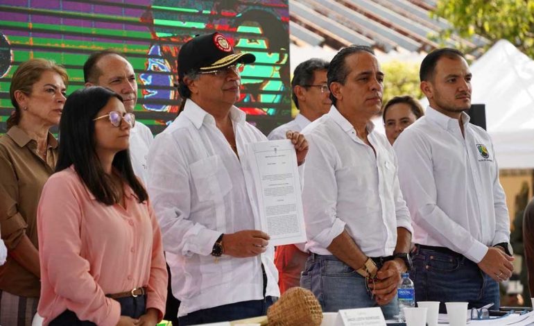 “En Tibú, Norte de Santander, el presidente Gustavo Petro lideró el lanzamiento del Pacto Social Catatumbo