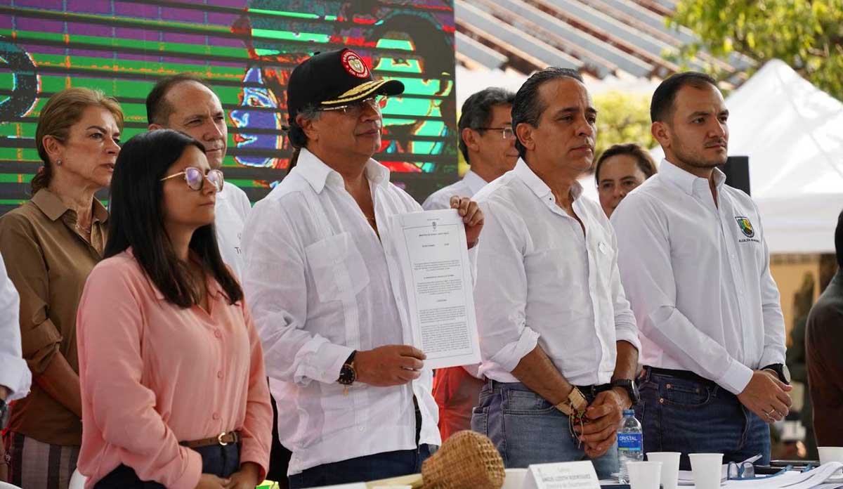 “En Tibú, Norte de Santander, el presidente Gustavo Petro lideró el lanzamiento del Pacto Social Catatumbo