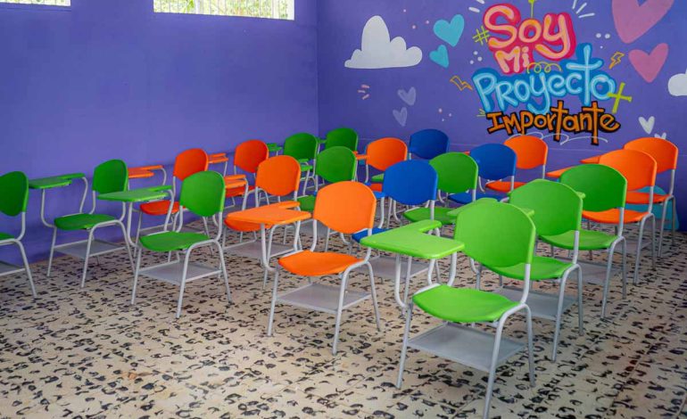 Reabrió una escuela histórica del corazón de Antioquía gracias a la refacción que realizó la Fundación Norma y Leo Werthein