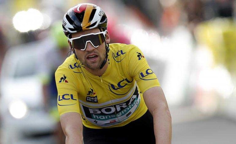 Maximilian Schachmann gana la crono inicial y es primer líder de la Vuelta al País Vasco