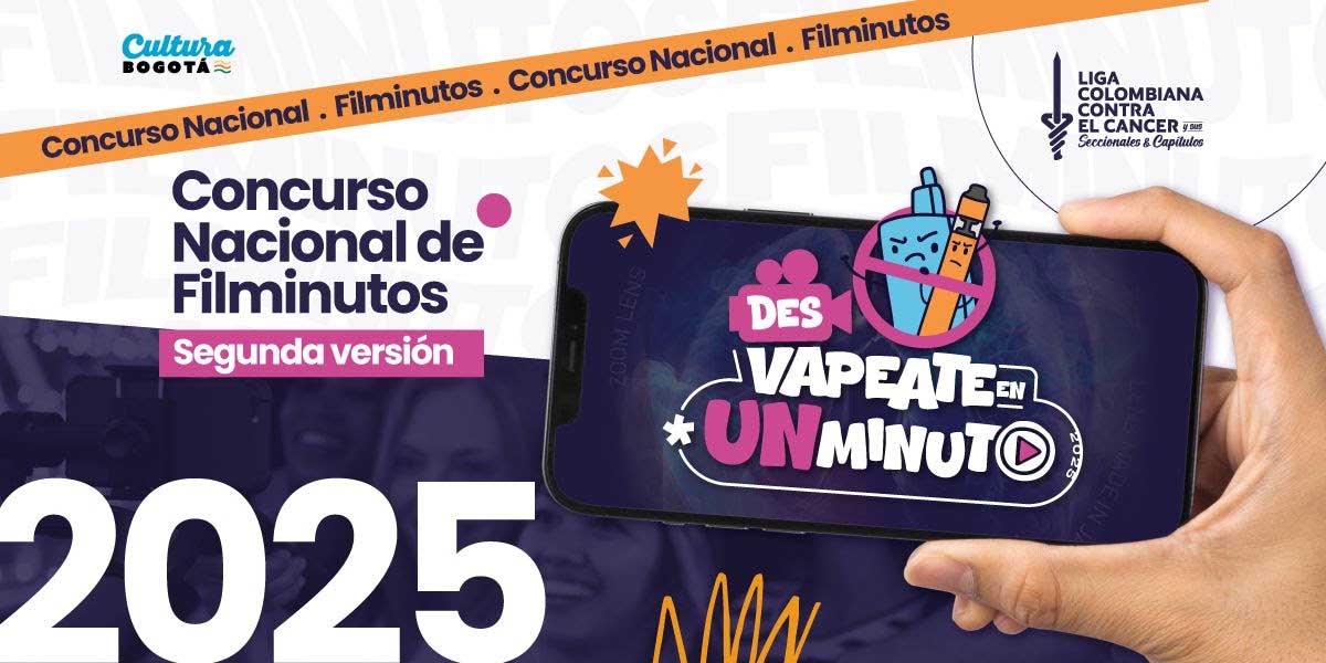 Se lanza la segunda edición del Concurso Nacional de Filminutos ‘Desvapéate en un minuto’