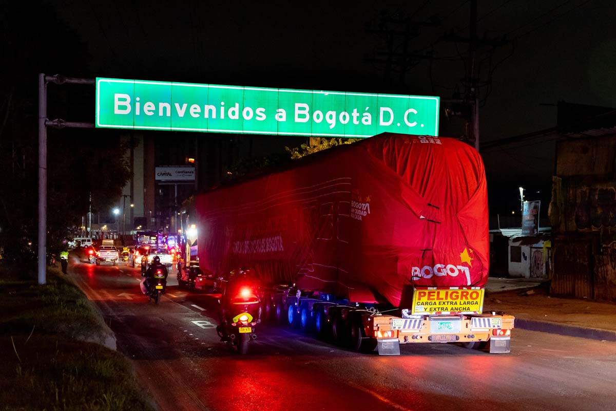¡Es una realidad! Bogotá ya recibió los primeros 6 vagones del Metro