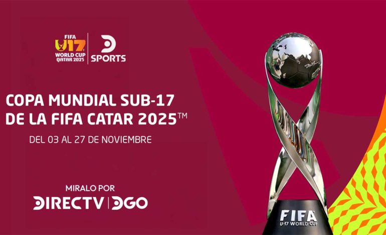 DSPORTS y DGO transmitirán todos los partidos de la Copa Mundial Sub-17 de la FIFA
