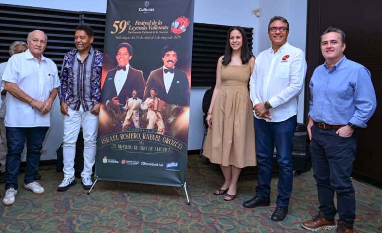 Develado afiche promocional del 59° Festival de la Leyenda Vallenata