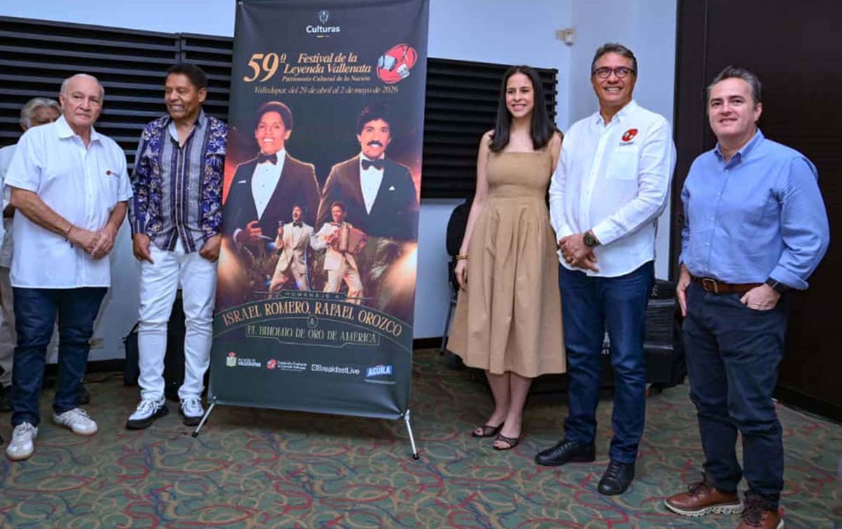 Develado afiche promocional del 59° Festival de la Leyenda Vallenata